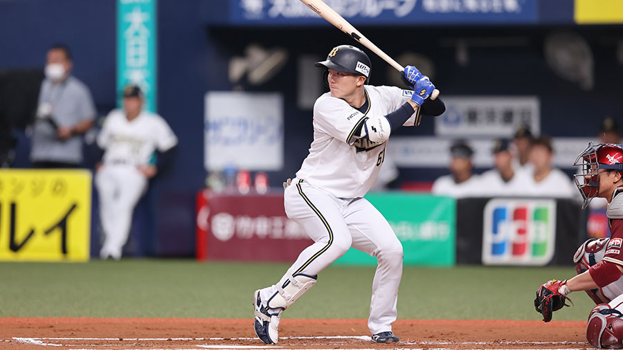 オリックスバファローズ がま口キーホルダー 茶野篤政 61番 通販