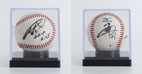 第3回「Bsヒーロー選手直筆サイン入りプレート＆直筆サイン入り