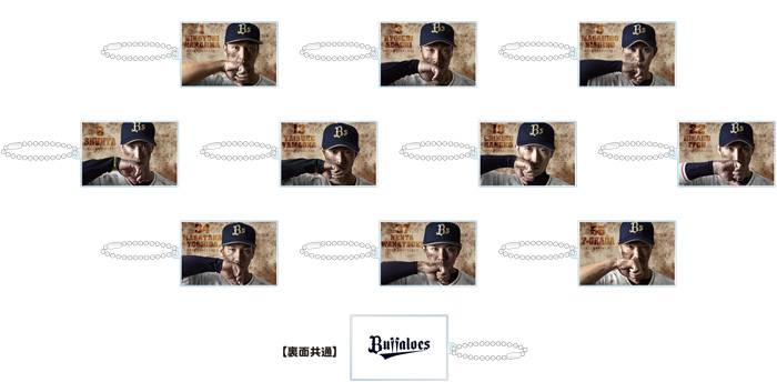 【商品追加して更新】オリックス・バファローズ、球場配布品あれこれ Amazon.co.jp: ドリームオーダー PBP01-B06 杉本 裕太郎