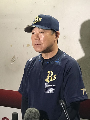 福良淳一監督前半戦総括記者会見レポート | オリックス