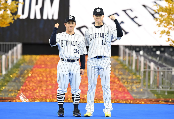 オリックス ユニフォーム(夏の陣2021／山岡選手)