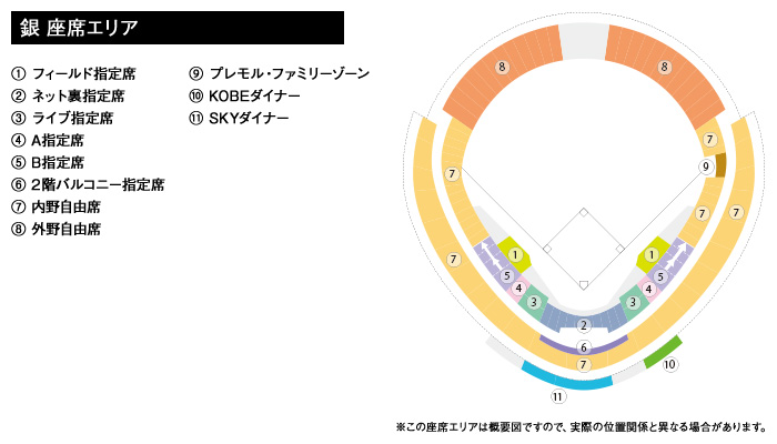 ほっと神戸公式戦球場図・銀