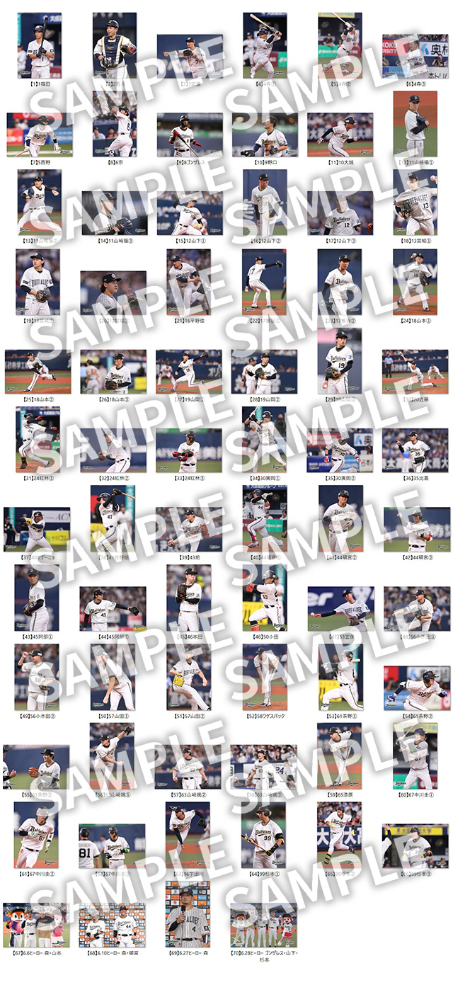 オリックス・バファローズ - オリックス・バファローズ　2021リーグ優勝記念フォトフレーム 2021年シーズン個人タイトル受賞記念フォトフレーム発売