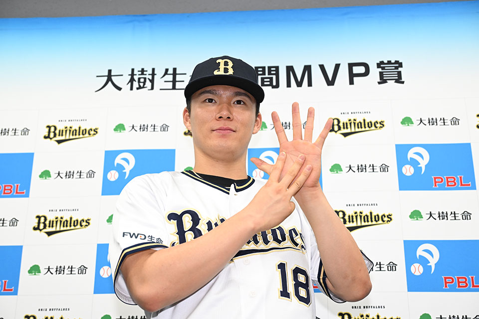 オリックスバファローズ ユニフォーム ホーム 山本由伸 投手 L
