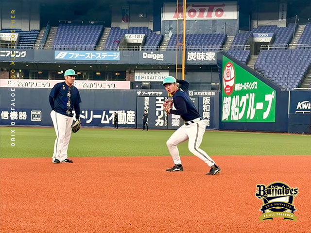 オリックスバファローズ　記念球 福田周平/オリックス・バファローズ】2025 Topps NPB Stadium