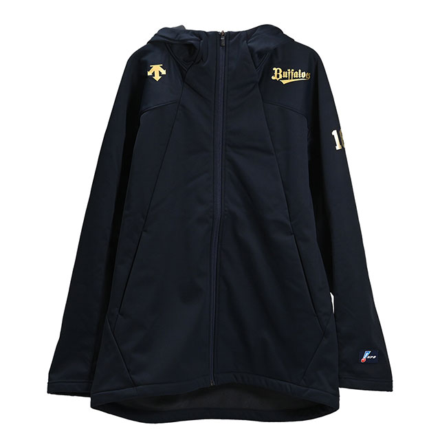 DESCENTE - 【プロモデル】オリックス　バファローズ　オーセンティック　フーディ　デサント　S プロモデル NPBマーク】オリックス バファローズ