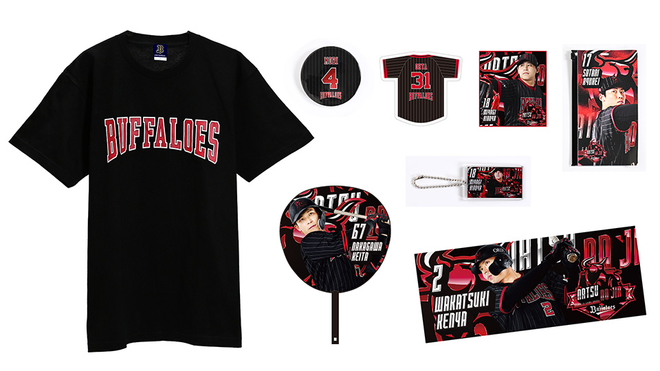 オリックス・バファローズ - バファローズ　ポンタ　日本シリーズ　優勝tシャツ オリックス・バファローズ - バファローズ ポンタ 日本シリーズ