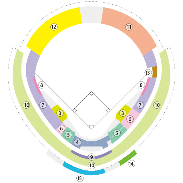 オリックスバファローズ公式戦 京セラドーム上段C指定席 引換券