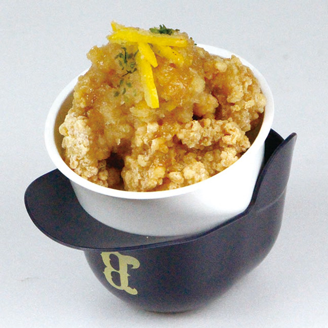 山崎投手のから揚げポン酢