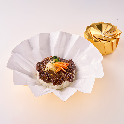 頓宮選手の金の牛ハラミ弁当