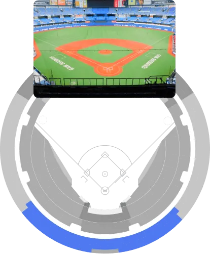 上段中央指定席