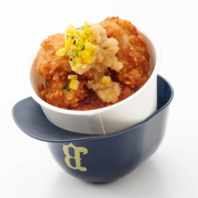 山﨑投手のから揚げポン酢